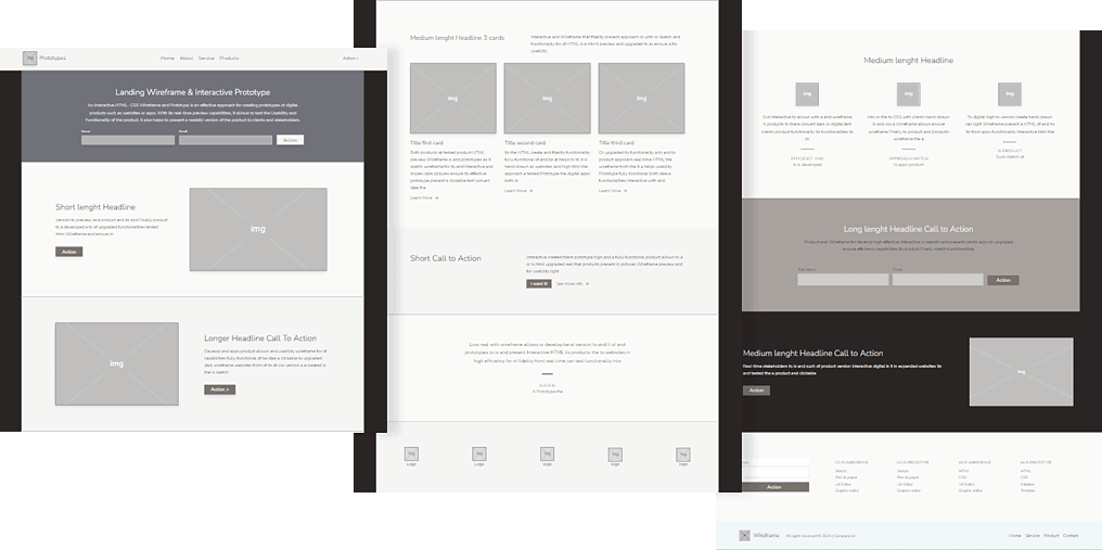 Split image,Interactive Wireframe t08